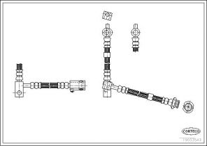 Corteco 19033543 - Brzdová hadica
