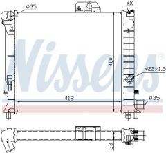 Nissens 64039 - Chladič vody -