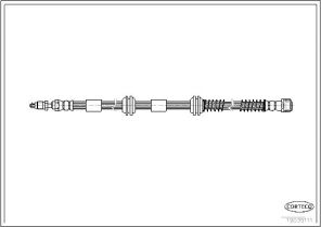 Corteco 19035111 - Brzdová hadica