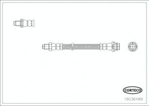 Corteco 19036489 - Brzdová hadica