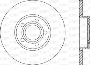 Open Parts BDR1037.10 - Brzdový kotúč -