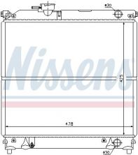 Nissens 64181 - Chladič vody -