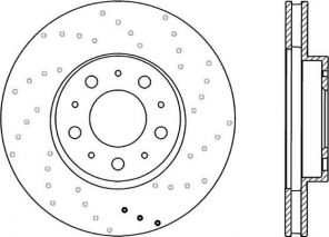 Open Parts BDRS1614.25 - Brzdový kotúč -