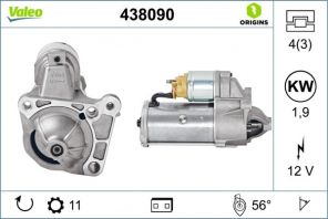 Valeo 438090 - Štartér -