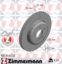 Zimmermann 150.3461.32 - Brzdový kotúč -