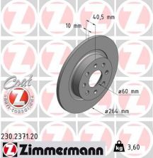 Zimmermann 230.2371.20 - Brzdový kotúč -