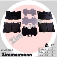 Zimmermann 22586.180.1 - Brzdové platničky -