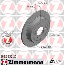 Zimmermann 285.3532.20 - Brzdový kotúč -