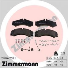 Zimmermann 29076.200.1 - Brzdové platničky -