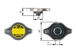 Gates RC127 - Uzatvárací kryt na chladič