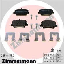 Zimmermann 20510.175.2 - Brzdové platničky -