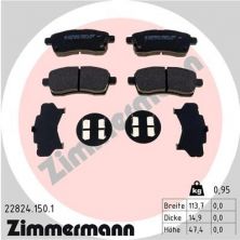 Zimmermann 22824.150.1 - Brzdové platničky -