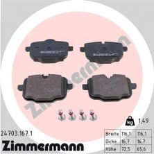 Zimmermann 24703.167.1 - Brzdové platničky -
