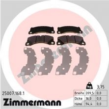 Zimmermann 25007.168.1 - Brzdové platničky -