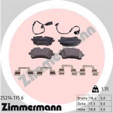 Zimmermann 25214.175.6 - Brzdové platničky -