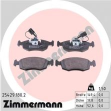 Zimmermann 25429.180.2 - Brzdové platničky -