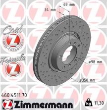 Zimmermann 460.4511.70 - Brzdový kotúč -