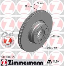 Zimmermann 150.1280.20 - Brzdový kotúč -