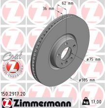 Zimmermann 150.2917.20 - Brzdový kotúč -