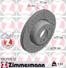 Zimmermann 150.2935.32 - Brzdový kotúč -