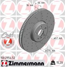 Zimmermann 150.2954.52 - Brzdový kotúč -