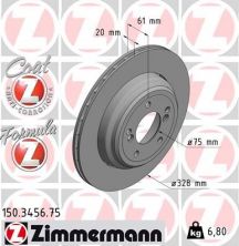 Zimmermann 150.3456.75 - Brzdový kotúč -