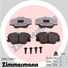 Zimmermann 20941.990.1 - Brzdové platničky -
