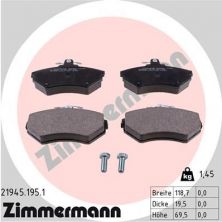 Zimmermann 21945.195.1 - Brzdové platničky -