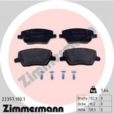 Zimmermann 22397.190.1 - Brzdové platničky -