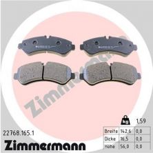 Zimmermann 22768.165.1 - Brzdové platničky -