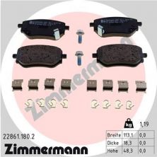 Zimmermann 22861.180.2 - Brzdové platničky -