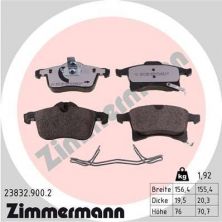 Zimmermann 23832.900.2 - Brzdové platničky -