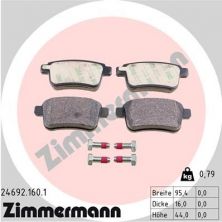 Zimmermann 24692.160.1 - Brzdové platničky -