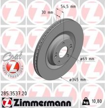 Zimmermann 285.3537.20 - Brzdový kotúč -