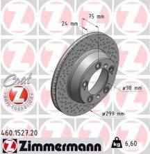 Zimmermann 460.1527.20 - Brzdový kotúč -