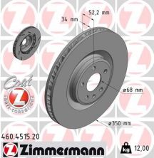 Zimmermann 460.4515.20 - Brzdový kotúč -