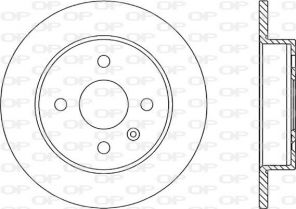 Open Parts BDR1810.10 - Brzdový kotúč -