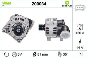Valeo 200034 - Alternátor -