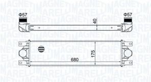 Magneti Marelli 351319204780 - Chladič plniaceho vzduchu