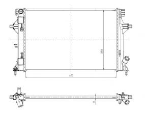 NRF 550035 - Chladič vody -
