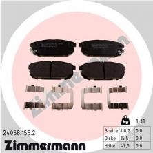 Zimmermann 24058.155.2 - Brzdové platničky -