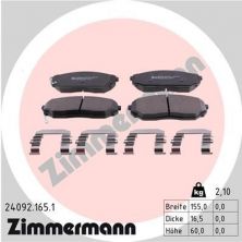 Zimmermann 24092.165.1 - Brzdové platničky -