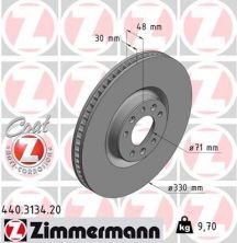Zimmermann 440.3134.20 - Brzdový kotúč -