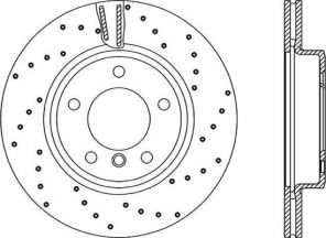 Open Parts BDRS1757.25 - Brzdový kotúč -