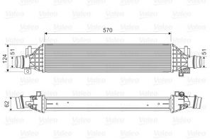 Valeo 818629 - Chladič plniaceho vzduchu -