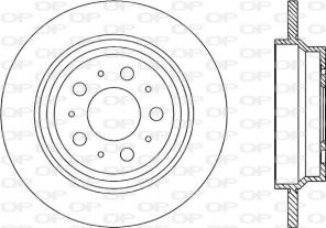 Open Parts BDR1847.10 - Brzdový kotúč -