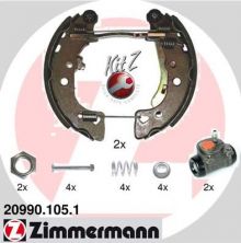 Zimmermann 20990.105.1 - Brzdové čeľuste -