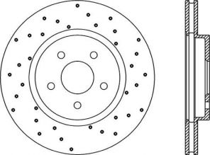 Open Parts BDRS1912.25 - Brzdový kotúč -