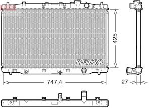 Denso DRM40052 - Chladič vody