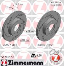 Zimmermann 150.1269.53 - Brzdový kotúč -